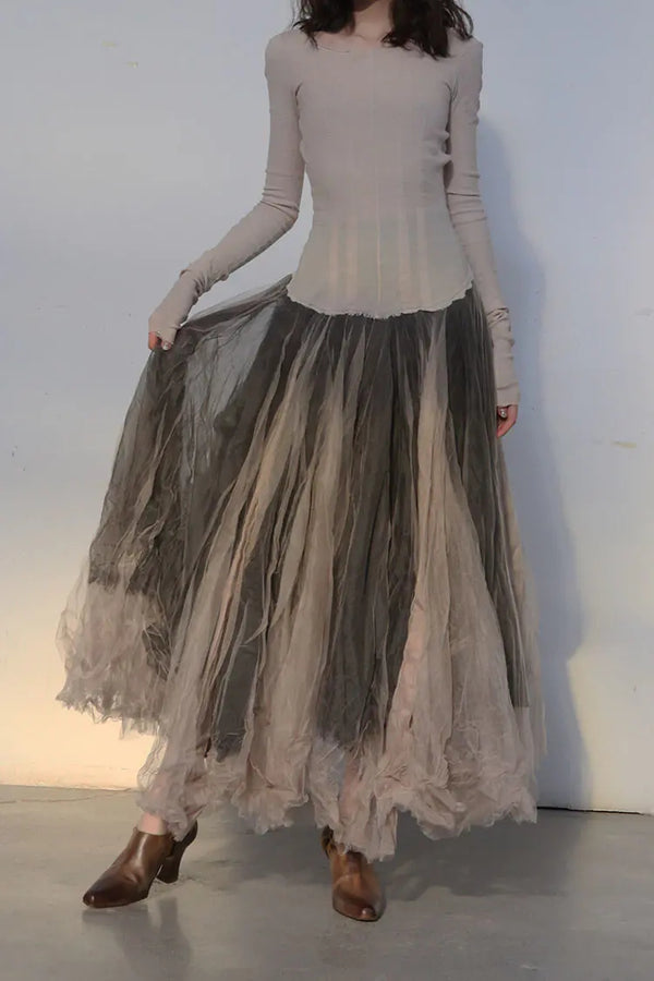 marc le bihan 21907 backless dress (skin color)